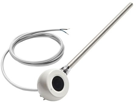 ECOSO 1200W White WiFi Thermostatic Vertical Radiator Heated Towel Rail Heating Element