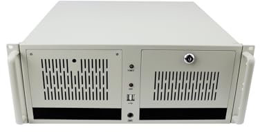HUNSN 4U Rack Mount Industrial PC Server, I3 12100T, Windows 11 / Linux Ubuntu, QX01, 2 x LAN, 6 x COM, 2 x PCIE x16, 4 x PCIE X4, PCI, Support vPro, RAID, TPM, 32G RAM, 256G M.2 SSD