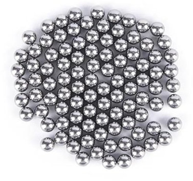 PQMIERA 100PCS 4mm 4,5mm 5mm 6mm Fahrrad Radfahren Stahl Kugellager Silber Ton Fahrräder Ersatz Kugeln ersatz Teile(6mm)