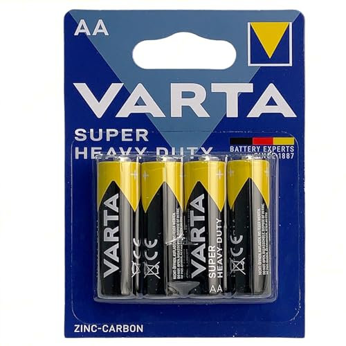 Batterie Stilo AA LR06 Superlife Power Zinco | 1 Confezione 4 pz | Potenti e Durature per Dispositivi ad Alto Consumo | per Giocattoli, Tastiere, Mouse e Dispositivi ad Alto Consumo