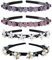 4 Pièces Bandeau Cheveux Femme Strass Serre Tete Femme Chic Zigzag Headband Serre Tête Avec Pinces Double Bangs Hairstyle Hairpin Bandeau Serre Tete Paillette Avec Clips pour Femmes