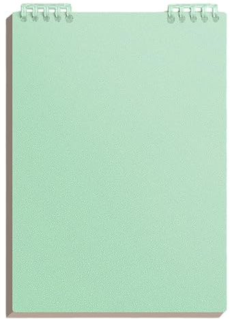Whnbuij Hardcover Top Bound Notebook - A5 Größe Top Bound Journal, Papierdrahtnotizbuch | Multifunktionales Top -Binder -Memo -Notizbuch, Vintage Style Journal für Schule und Büro, 60 Blätter
