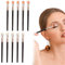 10 Pièces Pinceaux Fards à Paupières Pinceaux Maquillages Yeux applicateur de fard à paupières réutilisables double face pinceaux maquillages yeux Pinceaux Eponge pour Fard à Paupières