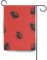 Banderas de jardín de color rojo borgoña para decoración de jardín, 28 x 40 pulgadas, doble cara