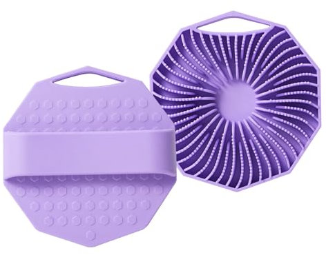 Spugna per il corpo in silicone, spugna per doccia e bagnoschiuma, spazzola massaggiante in luffa in silicone, per il bagno, per la pulizia per uomini e donne