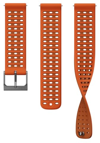 SUUNTO 22 ATH9 Armband aus Silikon S+M, Kompatibel mit Ocean, Vertical, Race, Race S, Run, 9 Peak Pro, 9 Peak und 5 Peak, Hergestellt für Sport (Outdoor)