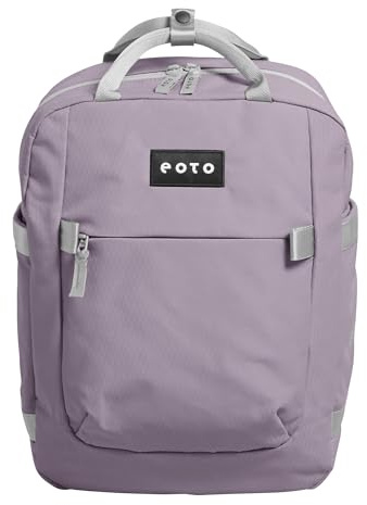 EOTO Rucksack SMALL16 Lavendellila, Daypack für Uni, Reisen, Job und Freizeit, nachhaltig, ergonomisch, wasserabweisend, Multifunktions-Rucksack, Lifestyle Rucksack, Damen, Herren, 16 L
