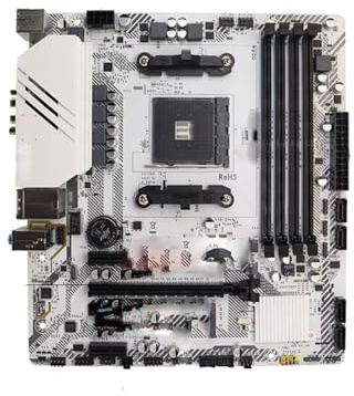Scheda Madre Scheda Madre Fit for JGINYUE B450M-TI ARGB, processore AM4, Memoria Dual-Channel 4*DDR4 da 64 GB, 4xSATA3.0 6 Gbps, 2xM.2 Nvme, Micro ATX