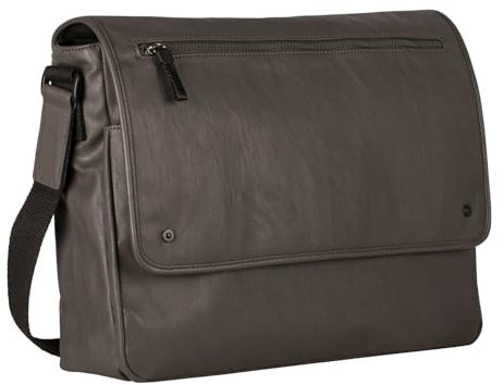 Leonhard Heyden Umhängetasche Laptoptasche mit Laptopfach Cult Messenger Bag Grey grau