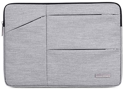 Housse de transport zippée pour ordinateur portable 13 Microsoft Surface Pro 7 / X / 6 12.3 / HP Elite x2 G4 13 / 12.3 / Chuwi UBook Pro 12.3 (gris)