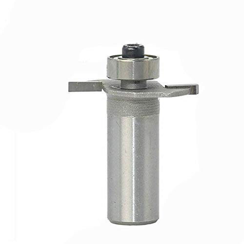 Carbide Bearings Router Bit, T Router Bit 1/4 Shank T-slot Milling Cutter For Woods, MDF, Particle Board, Plywood-Size 1/2*1/4