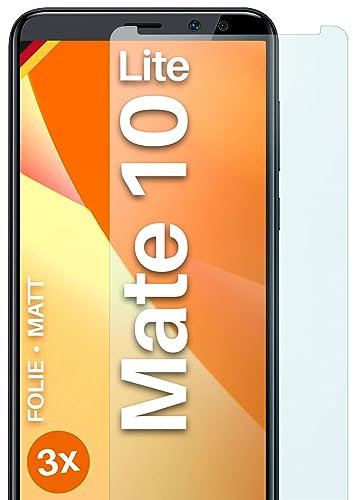moex Pellicola protettiva opaca compatibile con Huawei Mate 10 Lite, pellicola antiriflesso, protezione per schermo antiriflesso, protezione per schermo opaca,3 pezzi.