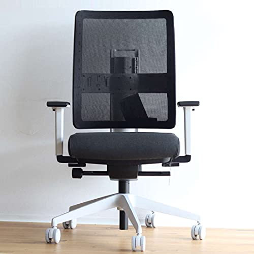 Viasit Toleo, ergonomischer Bürostuhl, 3D-Sitztechnik, individuell anpassbar (Toleo Netzrücken, Schwarz)