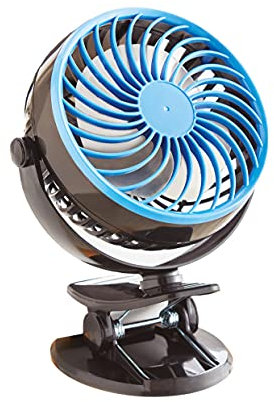 MySmartBuy 6 Inch Rechargeable Mini Fan - Clip-On Fan, Perfect For Desks, Cars, Quiet 360° Rotatable Personal USB Desk Fan, Home Office, Portable, Lightweight, Easy To Carry