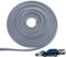 10 Mètre Protection Portiere Voiture Gris, Universel Protection Auto Bord Portière, Joint Protection Tole en U Acier Ressort à L'intérieur Pas Besoin de Coller - Gris