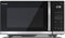 Sharp YC-QS302AE-B - Microondas con tecnología Flatbed (Sin plato giratorio) 900 W, 30L, 10 niveles de potencia, función eco-función, descongelación, seguridad para niños, color negro