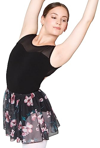 tanzmuster Ballettrock Damen - Ylvie - feiner, elastischer Netzstoff - zum Reinschlüpfen - Ballettkleidung für Erwachsene