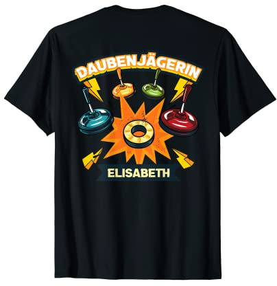 Daubenjägerin Elisabeth Stockschütze Asphaltstock Stocksport T-Shirt