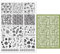 GLOBLELAND 14 Blatt Pflanzenserie Thema Klarstempel Literarische Silic Klarstempel Blumen Und Blätter Stempelset, Zum Basteln von Weihnachtskarten, Handwerk Dekoration DIY Scrapbooking