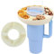 MOETYANG Snack Bowl for Stanley Cup, Tumbler Snack Tray Compatible with Stanley Cup 40 oz with Handle, Reusable Snack Tray for Candy, Popcorn, Fits car, Movie Theater