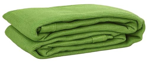 vidaXL Tent Carpet 250x250 cm Light Green, Durable HDPE Camping Rug, UV Resistant Outdoor Ground Cover with Easy Clean and Cuttable Design