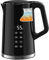 WANNYTON Wasserkocher Edelstahl 1,7 L 2200 W, mit Temperaturwahl Temperatureinstellung 40-100 °C, Digital-Temperaturanzeige, Warmhaltefunktion, Doppelwand, Trockenlaufschutz, BPA-frei, Schwarz