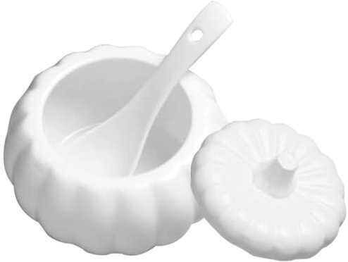 PRETYZOOM 1 Ensemble Tasse De Citrouille Bols À Soupe Blancs Théière À La Citrouille Bol À Soupe À La Citrouille Récipient Alimentaire En Porcelaine Bol De Pendaison De Crémaillère Bol À
