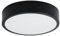 Sollux Onyx Zylindrische Deckenleuchte 30cm Schwarz LED 3000K