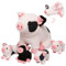 OUOZZZ 5 Stück Schwein Kuscheltier, 23cm Weich Schwein Plüschtier mit 4 Baby Schweinchen Stofftiere im Bauch - Party Geburtstagsgeschenk Glücksschwein Decor für Kinder