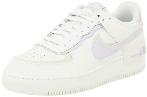NIKE Air Force 1 Shadow, Sneaker Donna, Bianco Lilla Fioritura Photon Dust Bianco, 44.5 EU