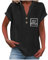 Custom Tshirt Bedrucken Lassen für Damen - V-Ausschnitt Leinen T-Shirt Selbst Gestalten mit Vorne Bedruckt, Personalisiert Exklusive Anpassung Mit Foto Text Logo - Design das Einzige Geschenk