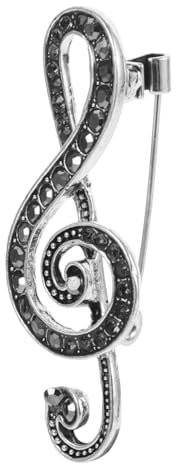 FRCOLOR Musiknoten Brosche Für Musiknoten Brosche Schmuck Broschennadeln Damen Brosche Musiknoten Brosche Notenbroschen Anstecknadel Zarter Hochzeits Notenschlüssel Damen Deko