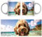 MUGGZ - Personalised Ceramic Mug (11oz) with Photo Collage - Personalise with a Large Landscape Photo or Logo - Novelty Custom Gift for Family, Birthday, Anniversary, Mum, Dad, Corporate Business