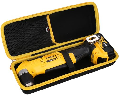 Mchoi Hard Storage Case Fits for DEWALT 20V MAX Right Angle Cordless Drill/Driver DCD740C1 / DCD740B, Case Only