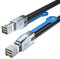10Gtek® 12G External Mini SAS HD SFF-8644 zu SFF-8644 Kabel, 2-Meter(6.5-ft)