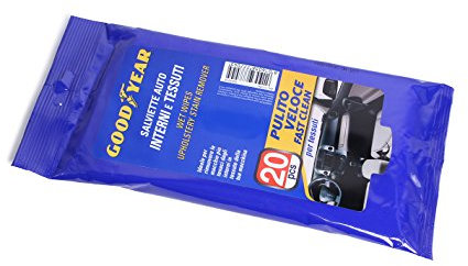 Goodyear Lingettes de Nettoyage pour Intérieur de Voiture et Tissus