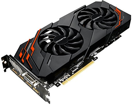 Gigabyte GV-N1070WF2OC-8GD (Rev 2) Grafikkarte, 8GB GDDR5 schwarz