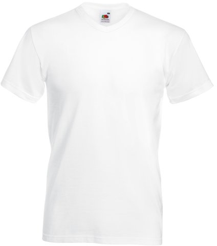 Fruit of the Loom Men's Valueweight V-Neck Tee T-Shirt