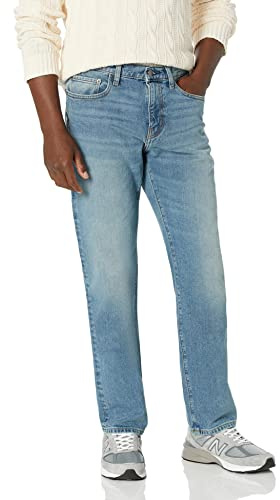 Amazon Essentials Herren Stretchjeans, Gerade Geschnitten - Auslauffarben