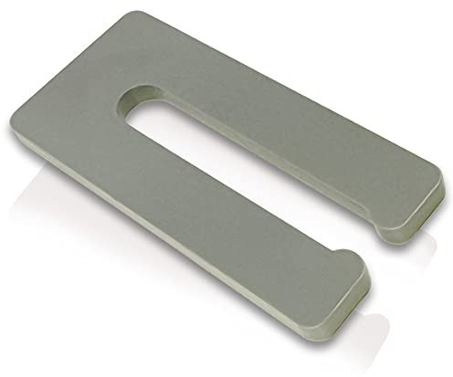 My Plast® 250 Stück 6 mm Ausgleichsplättchen – Verglasungsklötze, Montagekeile & Unterlegeplatten | Abstandshalter & Distanzhalter aus Kunststoff – Höhenausgleich & Montagehilfe – Made in Germany