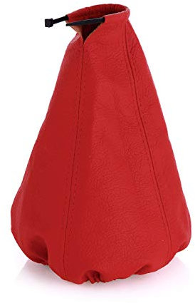 Schaltmanschette Schaltsack Sack Rot Faden Rot Echt Leder myshopx SA80