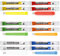 Cyalume Leuchtstab SnapLight - Packung mit 12 Leuchtstäbe in 6 Farben (2 grün, 2 gelb, 2 rot, 2 orange, 2 blau und 2 weiß), Knicklichter 15 cm lang, fluoreszierend für 8 und 12 Stunden