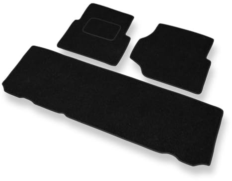 Mossa Fußmatten passend für Land Rover Defender II 1990-2007 3Stk schwarz S | SUV