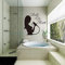 Stickers Muraux Français Salle De Bains Vinyle Stickers Muraux Muraux Stickers Muraux Décoration De La Maison Mur Art Papier Peint Salle De Bains Douche Porte Décoration 55X63 Cm