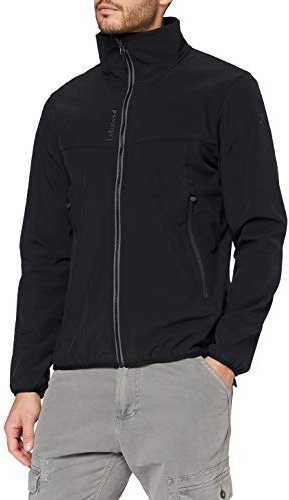 Lafuma - Trackshell Jkt M - Veste Softshell Coupe-Vent et Déperlante - Randonnée, Marche Active, Trekking - Noir