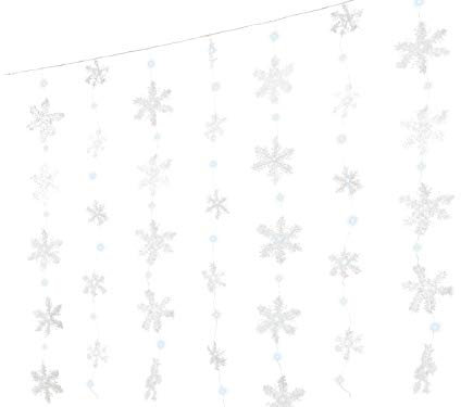 Lumineo Micro LED Flockenvorhang 120 x 135 cm