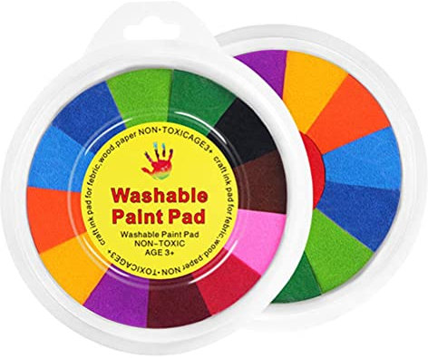 Peinture au doigt pour enfants - Non toxique - 12 Couleur - Jouet lavable - Outil d'apprentissage - Peinture à la boue - Jouet pour peinture murale - Décoration de mariage