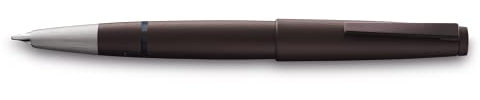 LAMY 2000 DOLMASCHINE FIBERGLASS 14K GOLD BROWN F PING