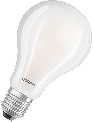 OSRAM LED Star Classic A200, matte Filament LED-Lampe in Birnenform, B22d Sockel, Warmweiß (2700K), 3452 Lumen, Ersatz für herkömmliche 200W-Glühbirnen, 1er-Pack