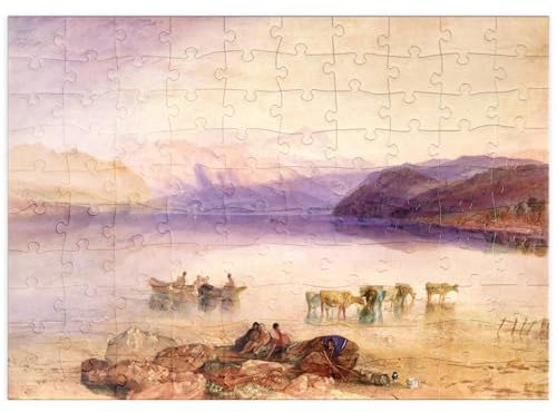 MyPuzzle Joseph Mallord William Turner, Ullswater, Cumberland - Premium 100 Teile Puzzle - MyPuzzle Sonderkollektion von Æpyornis